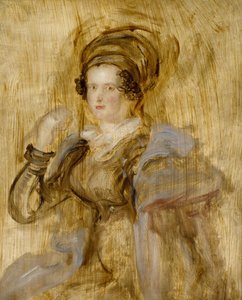 Retrato de María, Lady Chalcott, siglo XIX